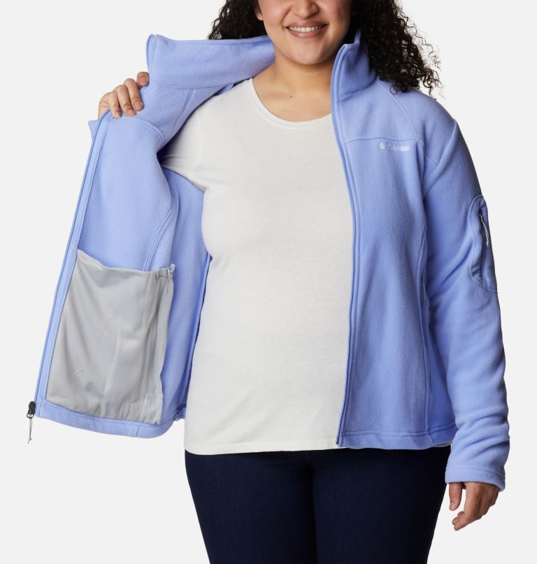 Women's Columbia Fast Trek II Jackets Blue | Plus Size CA-Q6013